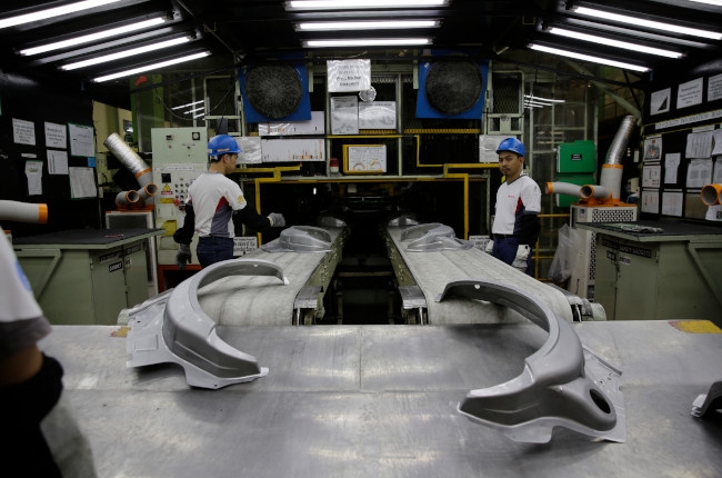 Toyota Factory - Stamping Machine