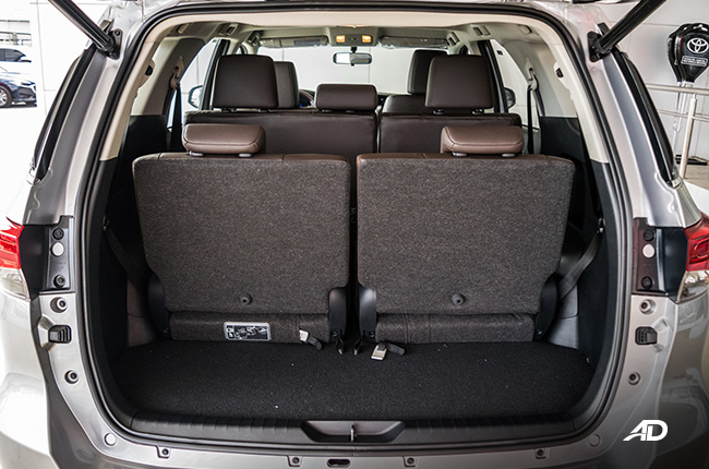 Toyota Fortuner 2.8 V 4x4 Diesel cargo area 3rd row up