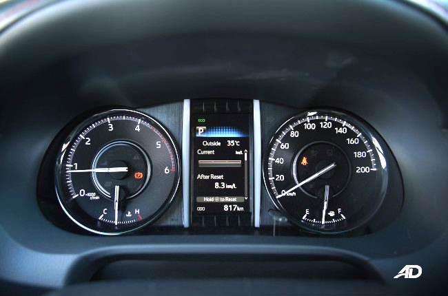 Toyota Fortuner Gauge Cluster