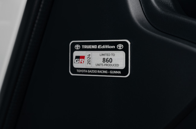 Toyota GR86 Trueno interior