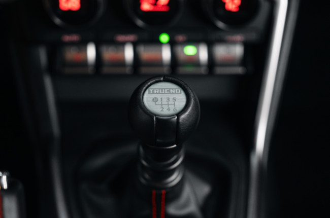 Toyota GR86 Trueno interior