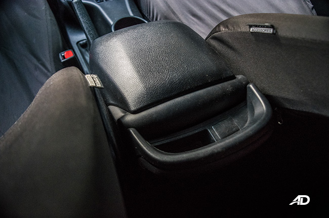 toyota innova e review road test cubbyhole interior