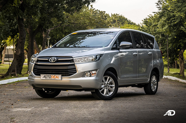 toyota innova e review road test front quarter exterior philippines