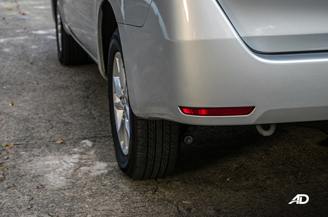 toyota innova e review road test rear reflector exterior