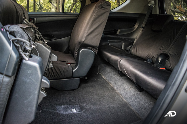 toyota innova e review road test third row entry interior philippines