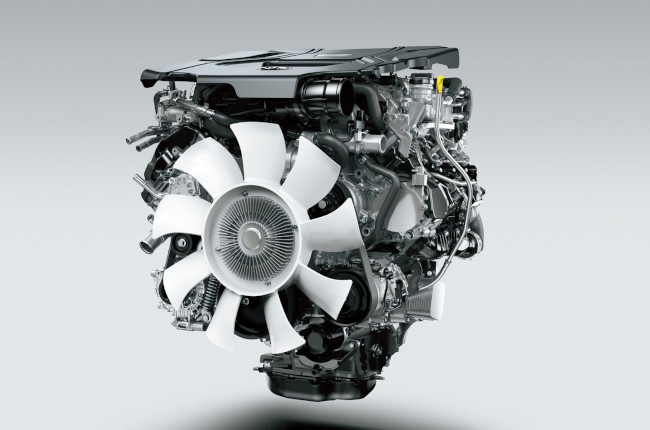  Toyota Land Cruiser 300 engine