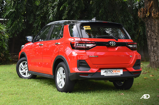 Toyota Raize 1.2 G CVT exterior rear quarter