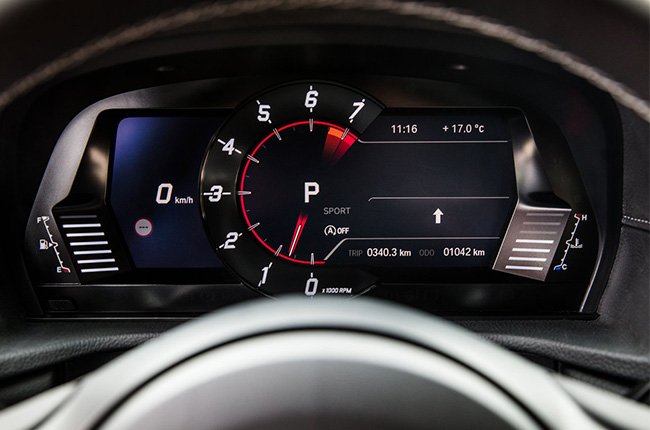 Toyota Supra gauge cluster