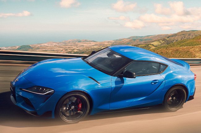 Toyota Supra Horizon Blue 