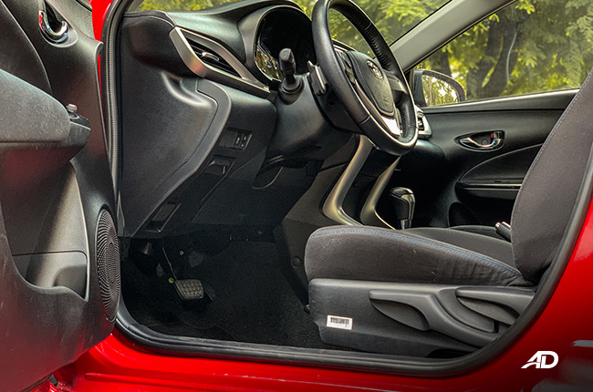toyota vios 1.5 G prime road test review front cabin interior philippines