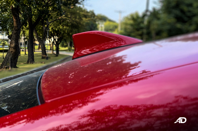 Toyota Vios 1.5 G Prime road test review shark fin exterior philippines