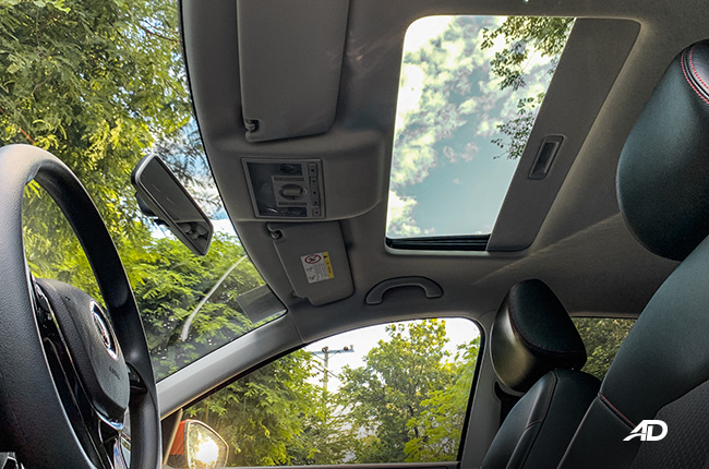 volkswagen santana gts wagon road test review sunroof interior