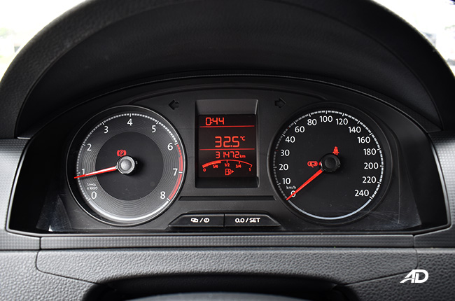 Volkswagen Santana interior gauge cluster