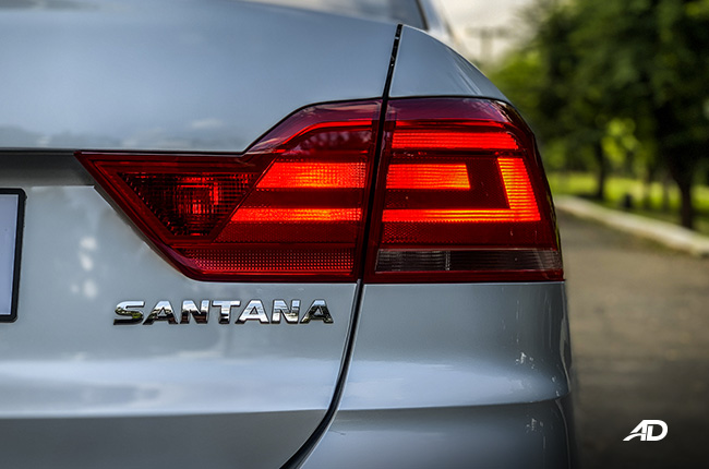 volkswagen santana road test exterior taillights philippines