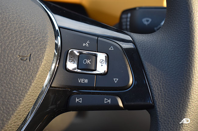 Volkswagen T-Cross infotainment controls