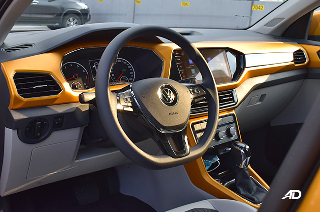 Volkswagen T-Cross steering wheel