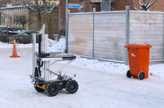 WATCH: Volvo showcases trash collecting robot prototype