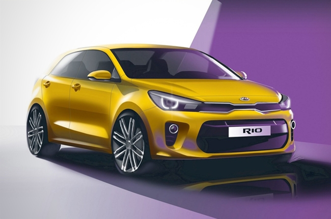 2017 Kia Rio teased ahead of Paris debut