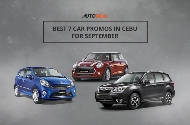 The best car promos in Cebu for September