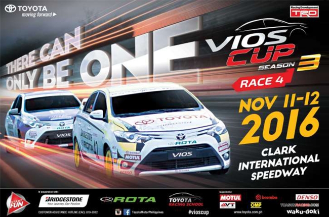 Vios Cup enters its Season 3 finale at Clark International Speedway