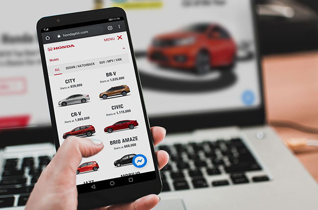 honda virtual showroom