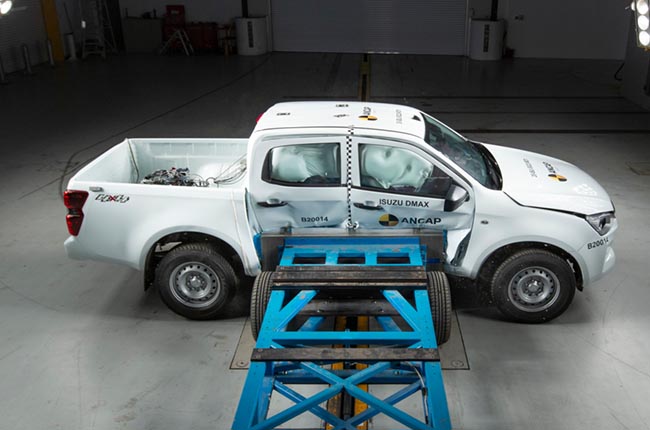 2021 Isuzu D-Max ANCAP crash test