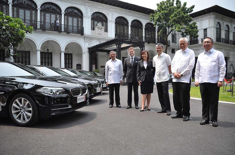 BMW Ph begins duty as the official premium mobility partner of APEC 2015