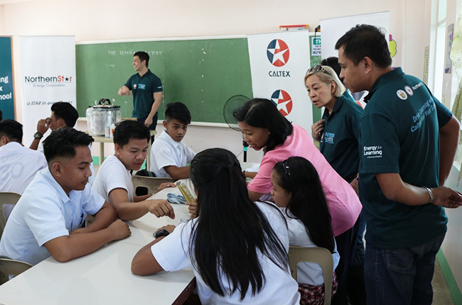 caltex fuel your school
