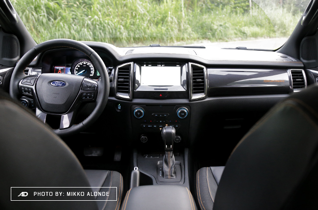 2019 Ford Ranger Wildtrak 2.0 Single-Turbo Interior