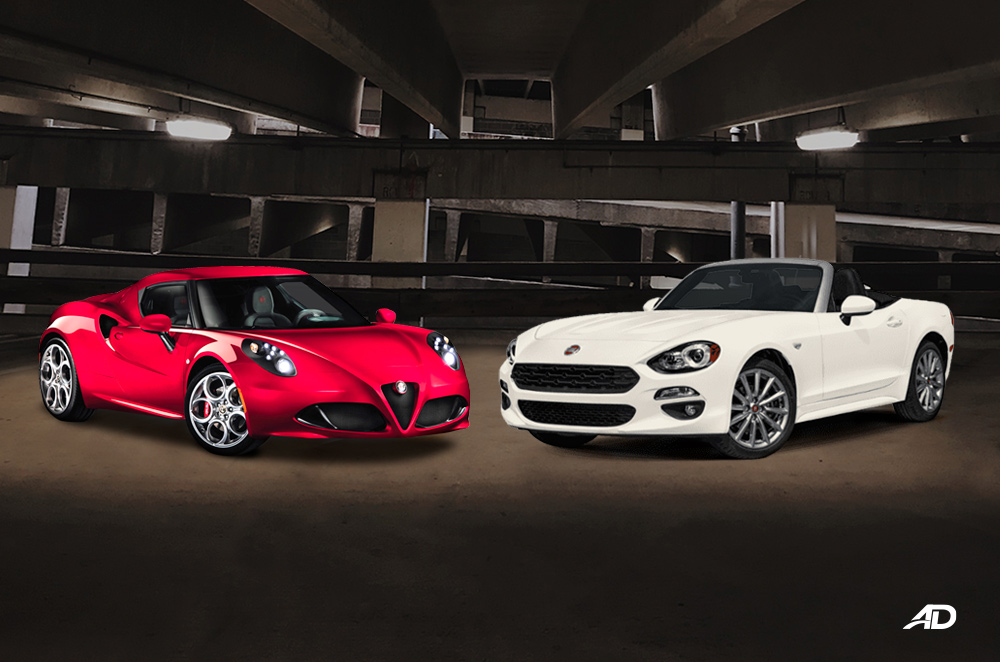 Alfa Romeo 4C and Fiat 124 Spider now in the Philippines