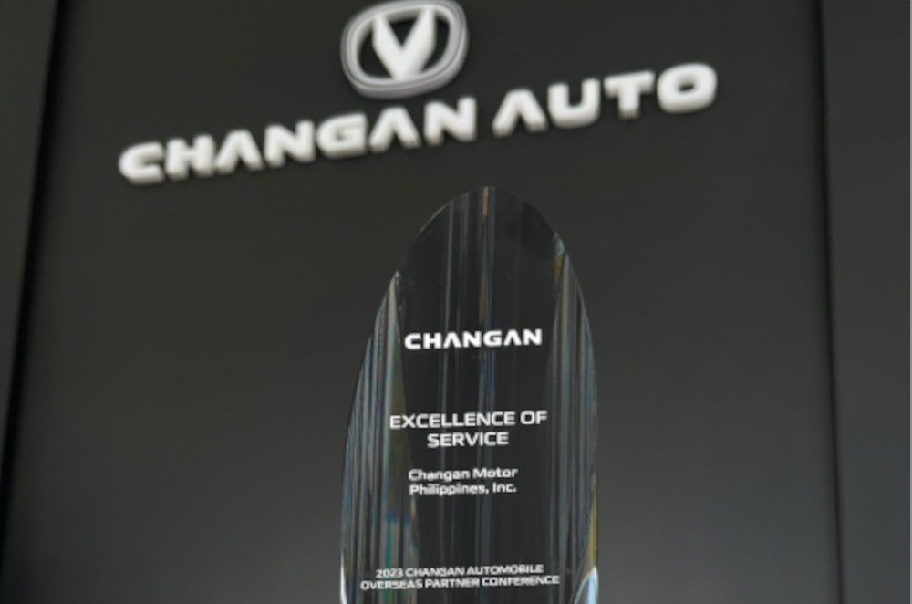 Changan Motor Philippines, Inc. Excellence of Service Award