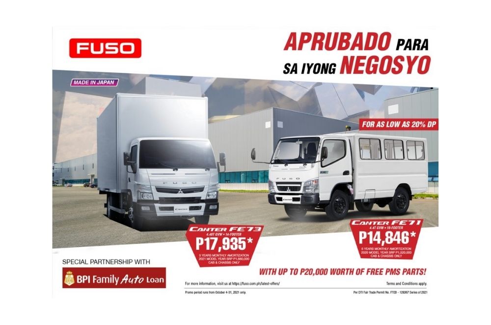 Fuso Philippines October Promos