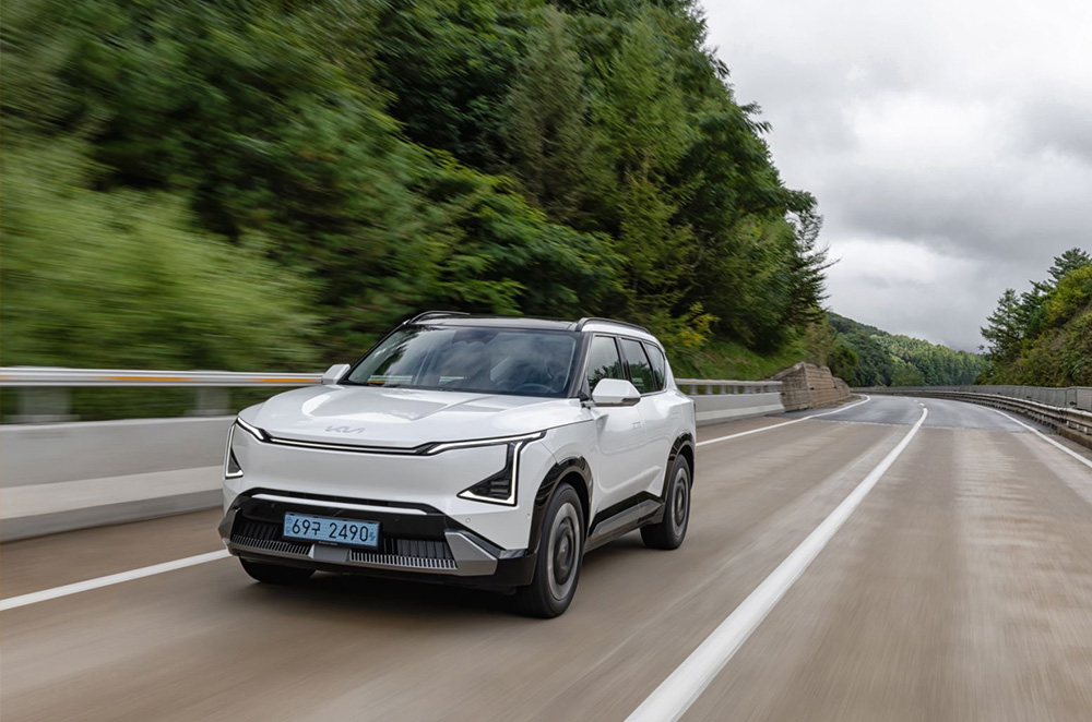 Kia previews the EV5 at the 13th Philippine EV Summit ahead of its official launch in 2026.