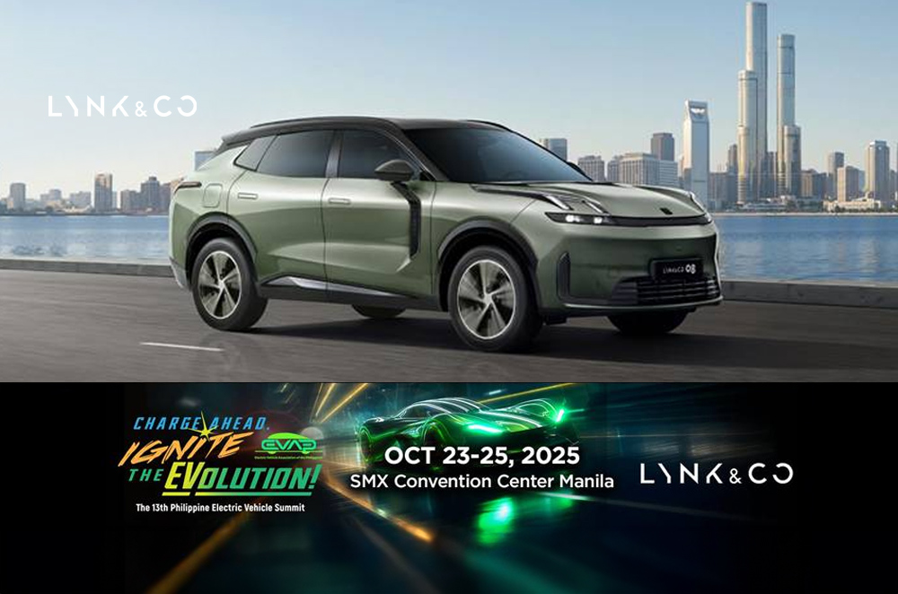 Lynk & Co Philippines is offering up to P410,000 in cash discounts on select models until December 31, 2025.