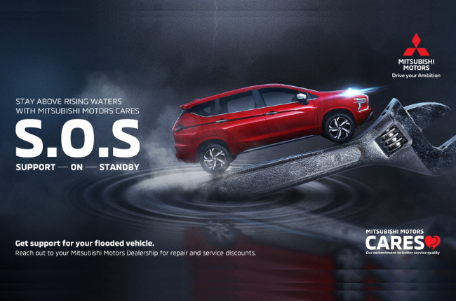 Mitsubishi is offering discounts on parts and repairs for flood-damaged vehicles until November 6, 2025.