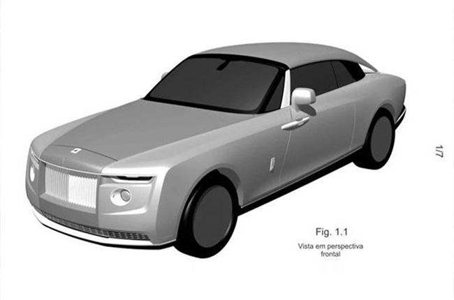 Rolls-Royce coupe patent images