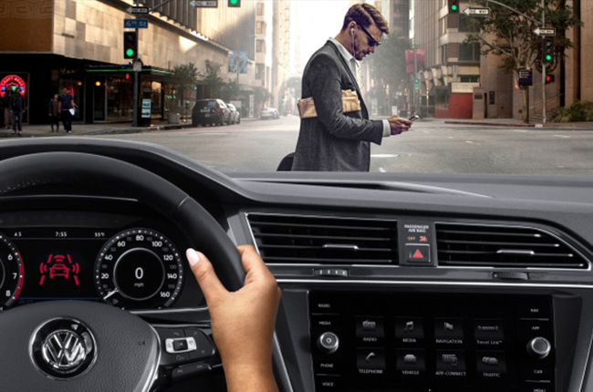 Volkswagen Pedestrian Monitoring system