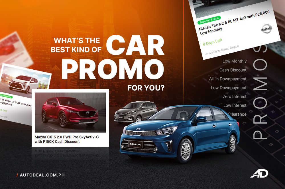 What’s the best kind of car promo for you? Autodeal