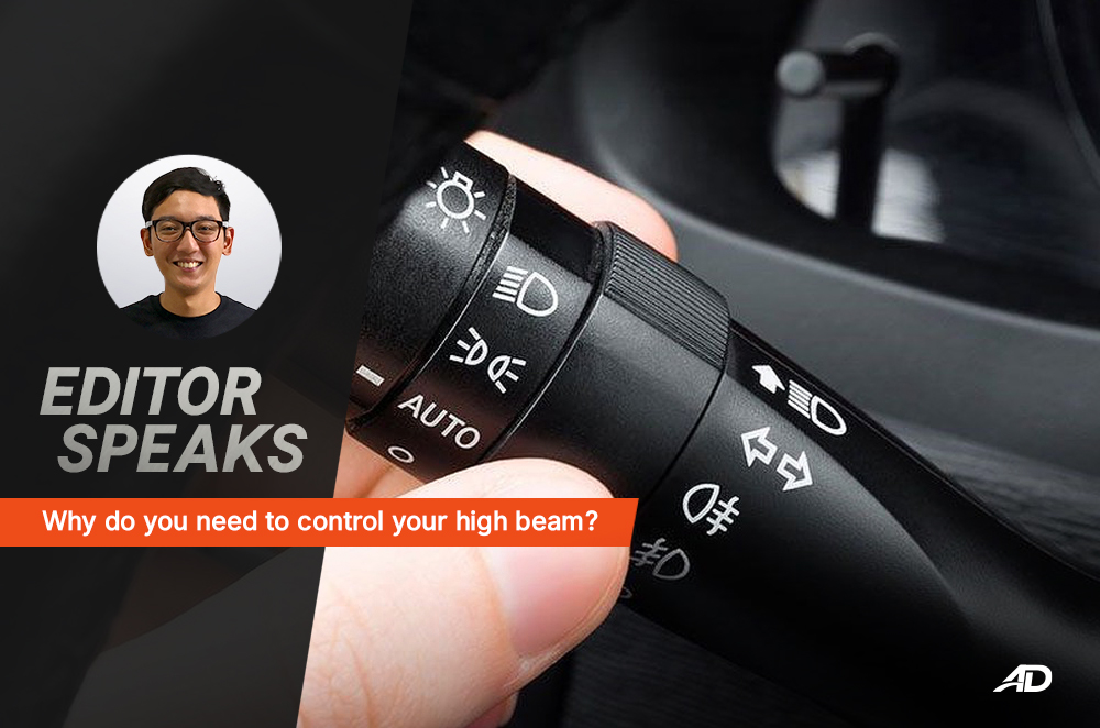Why do you need to control your high beam?