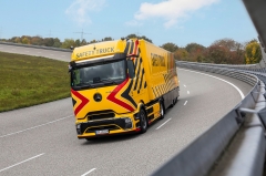 Mercedes-Benz Trucks unveiled its Safety Truck based on the eActros 600