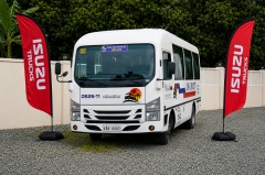 Two Isuzu NPR85 PUVs join Batangas public transport fleet