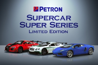 Avail a cool toy supercar when you gas up at Petron