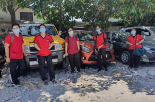 Car companies lending cars to healthworkers