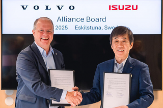Isuzu and Volvo sign 20-year deal to develop a common truck platform for Japan and Asia