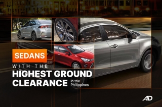 Sedans with the highest ground clearance in the Philippines