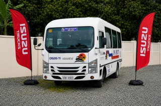 Two Isuzu NPR85 PUVs join Batangas public transport fleet