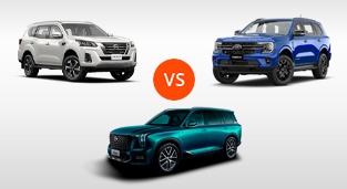 Nissan Terra 2.5 VL AT 4x2 vs. Ford Everest 2.0 Turbo Sport 4x2 AT vs. GAC GS8 2.0 GT 2WD AT
