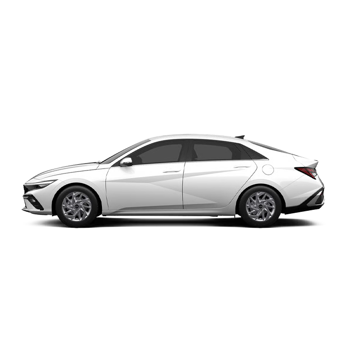 Hyundai Elantra-Atlas White