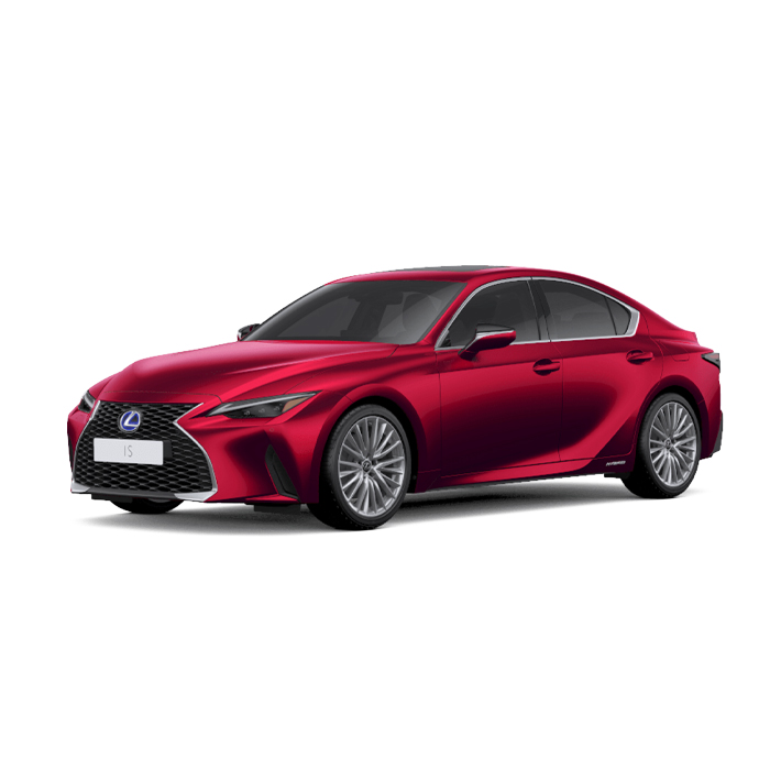 Lexus IS-Radiant Red Contrast Layering