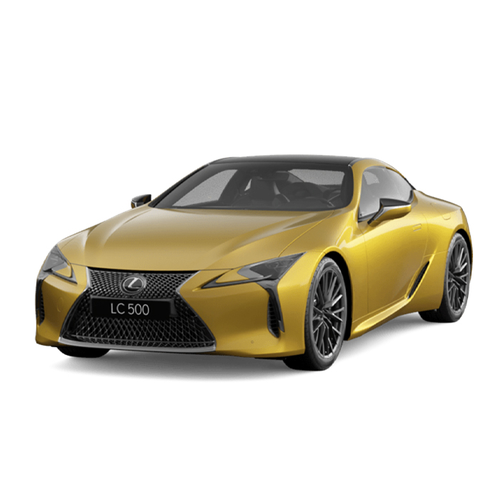Lexus LC-Naples Yellow
